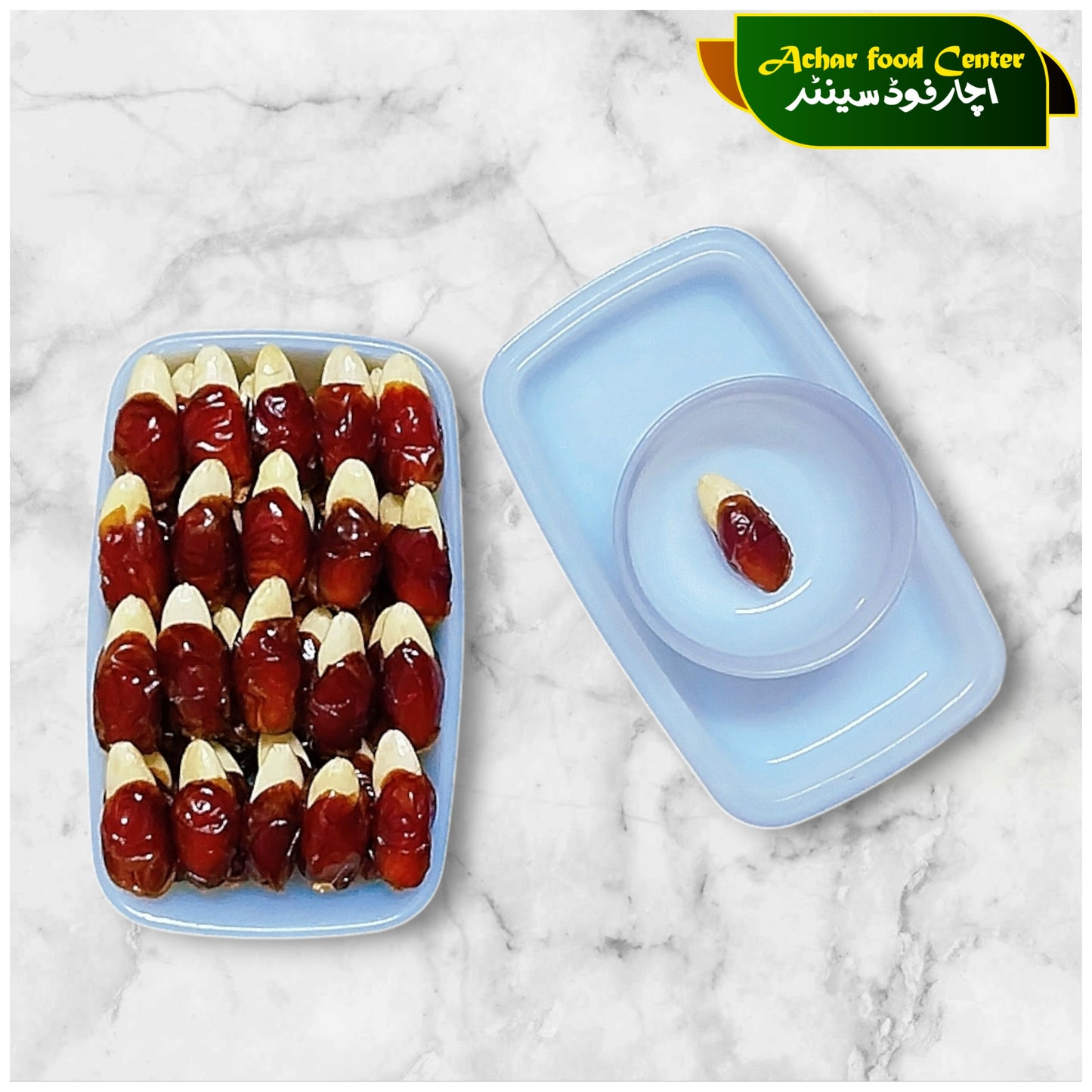 Premium Aseel Dates Filled with Delicious and Crunchy Almonds