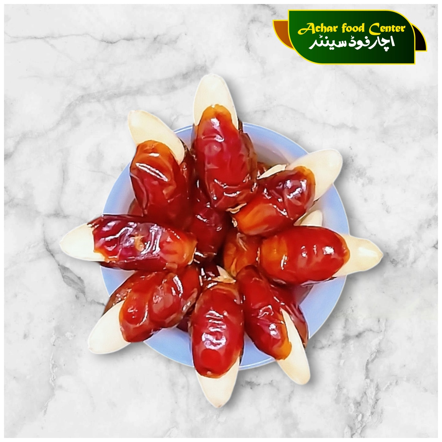 Premium Aseel Dates Filled with Delicious and Crunchy Almonds