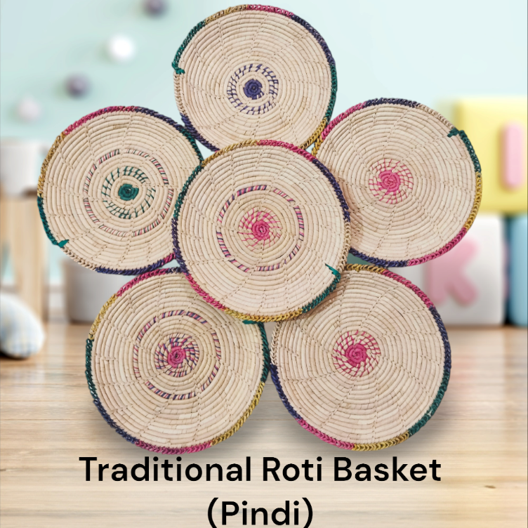 Handmade Traditional Roti Basket (Pindi) Roti Basket In Simple Design